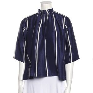 Apiece Apart Linen Striped Blouse